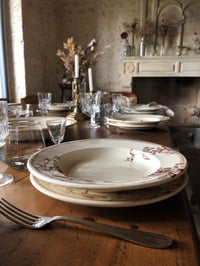 Image 1 of Service assiettes creuses Jules Vieillard Bordeaux 