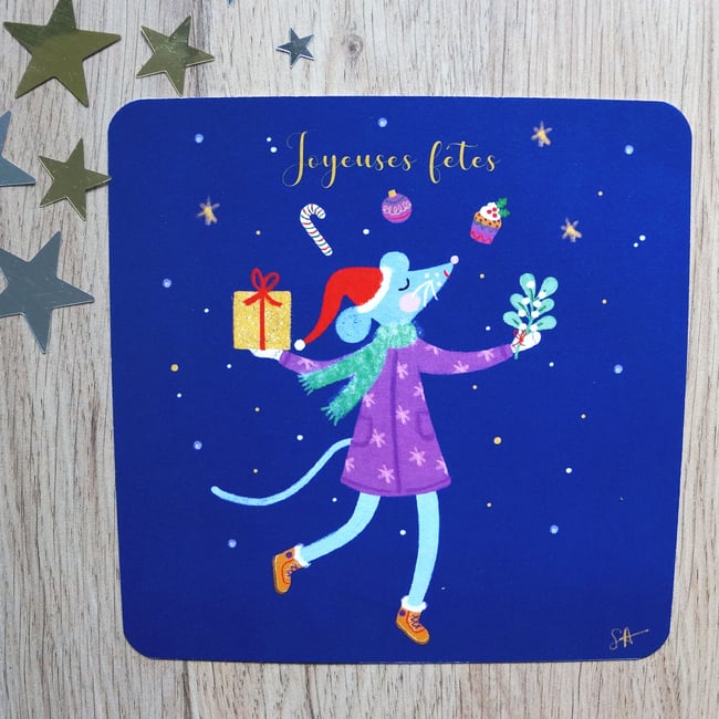 Collection Noël 2024 :  "Mauricette fête Noël"