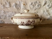 Image 2 of Soupière ou corbeille à fruit Jules Vieillard Bordeaux 