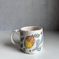 Image 3 of Porcelain Drawing Mug 14