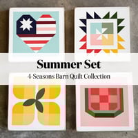 Image 3 of 4-Seasons Barn Quilt Collection - 11" Barn Quilts