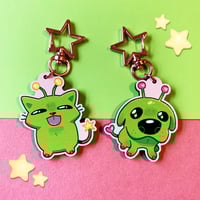 Alien Creatures Wood Charms