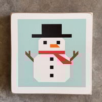 Image 3 of {Winter} 4-Seasons Barn Quilt Collection - 11" Barn Quilts