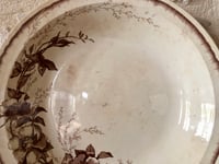 Image 2 of Grand plat creux Jules Vieillard Bordeaux 