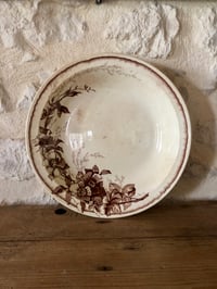 Image 1 of Grand plat creux Jules Vieillard Bordeaux 