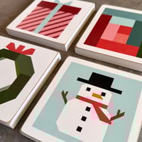 Image 2 of {Winter} 4-Seasons Barn Quilt Collection - 11" Barn Quilts