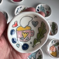Image 1 of Tiny Porcelain Drawing Dish Mug