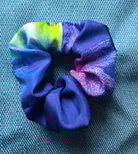 Image 1 of The Moon Laid on it, Like a Water Lily scrunchie 3