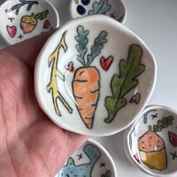 Image 1 of Porcelain Drawing Dish Carrot