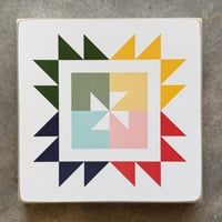 Image 5 of {SUMMER} 4-Seasons Barn Quilt Collection - 6" MINI Barn Quilts