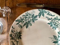 Image 4 of Assiettes plates « Anémones » Saint Amandinoise 