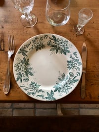 Image 3 of Assiettes plates « Anémones » Saint Amandinoise 