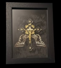 Image 2 of Kreuz mit Schmetterlingsflügeln - 13x18cm