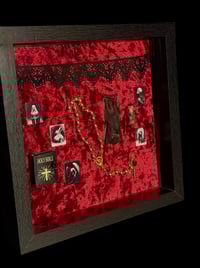 Image 3 of Vampire Moodboard mit echter Fledermaus - 20x20cm