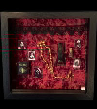 Image 1 of Vampire Moodboard mit echter Fledermaus - 20x20cm
