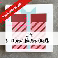 Image 1 of GIFT {4-Seasons Barn Quilt Collection} - 6" Mini Barn Quilt