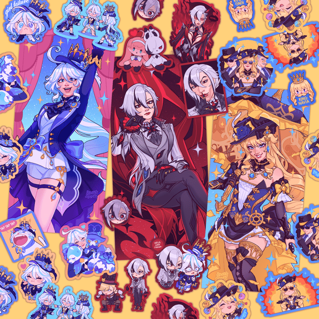 Furina / Arlecchino / Navia Packs