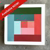 Image 1 of LOG CABIN (4-Seasons Barn Quilt Collection) - 11" Classic Barn Quilt