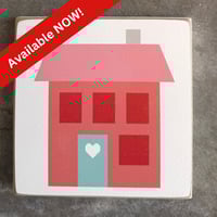 Image 1 of HOME (4-Seasons Barn Quilt Collection) - 11" Classic Barn Quilt