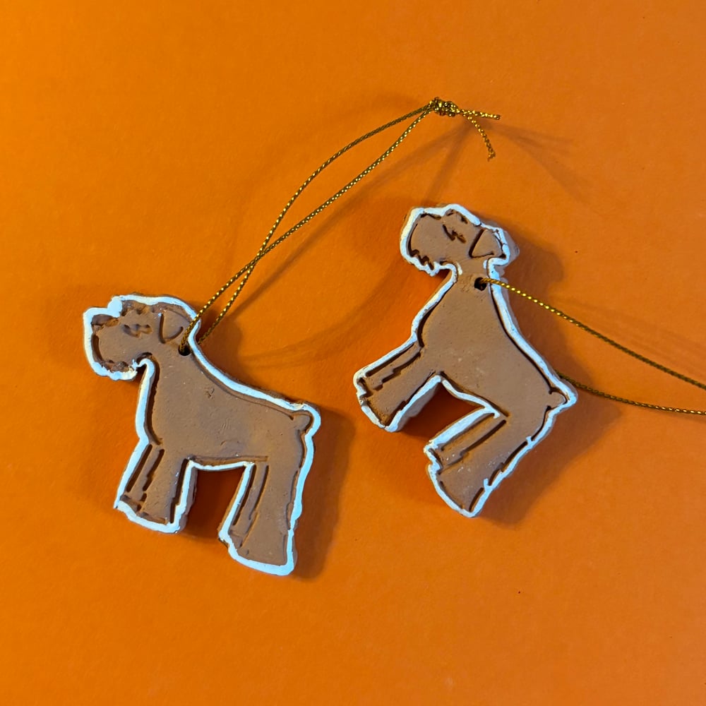 Image of Terracotta Gingerbread dogs