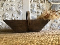 Image 2 of Panier à vendanges en bois rénové 