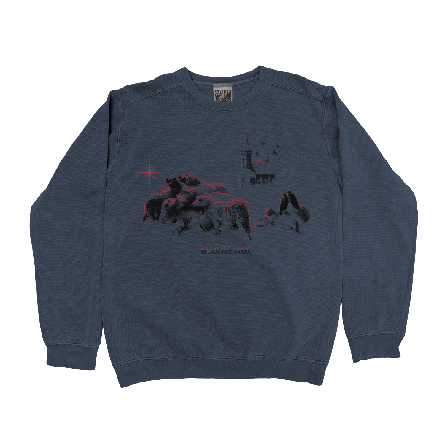 Image of "LIGHT OF GRACE" CREWNECK SWEATSHIRT