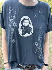 Image 2 of sad cat + sigils shirt