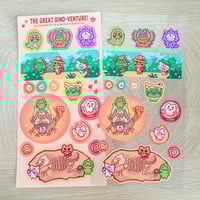 Image 1 of The Great Adventure Sticker Sheet Collab