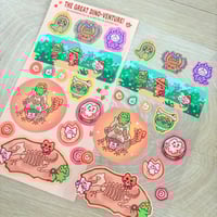 Image 2 of The Great Adventure Sticker Sheet Collab
