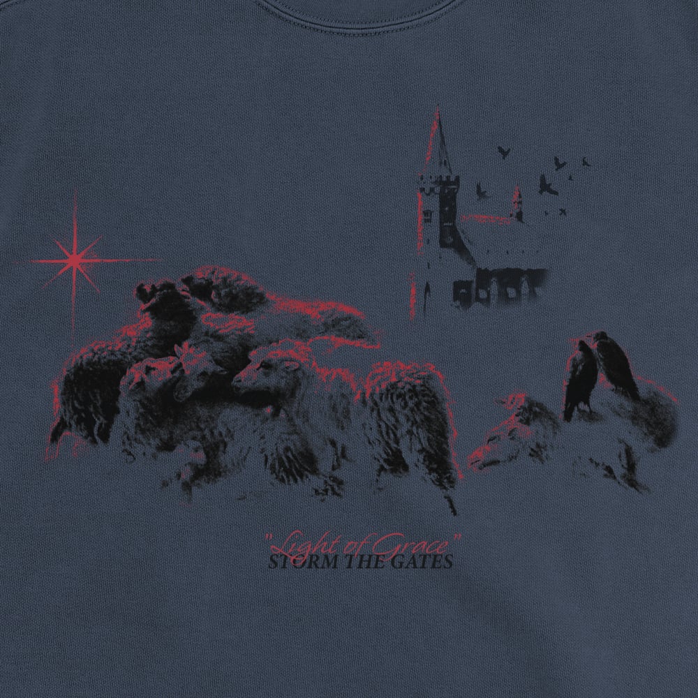 Image of "LIGHT OF GRACE" CREWNECK SWEATSHIRT