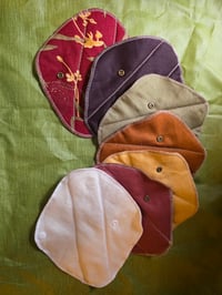 Image 1 of Linen Pantyliners - Set of 7 in Fall Colors