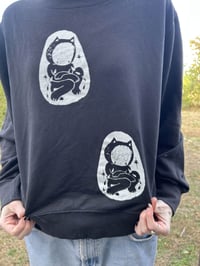 Image 3 of sad cat sweatshirt