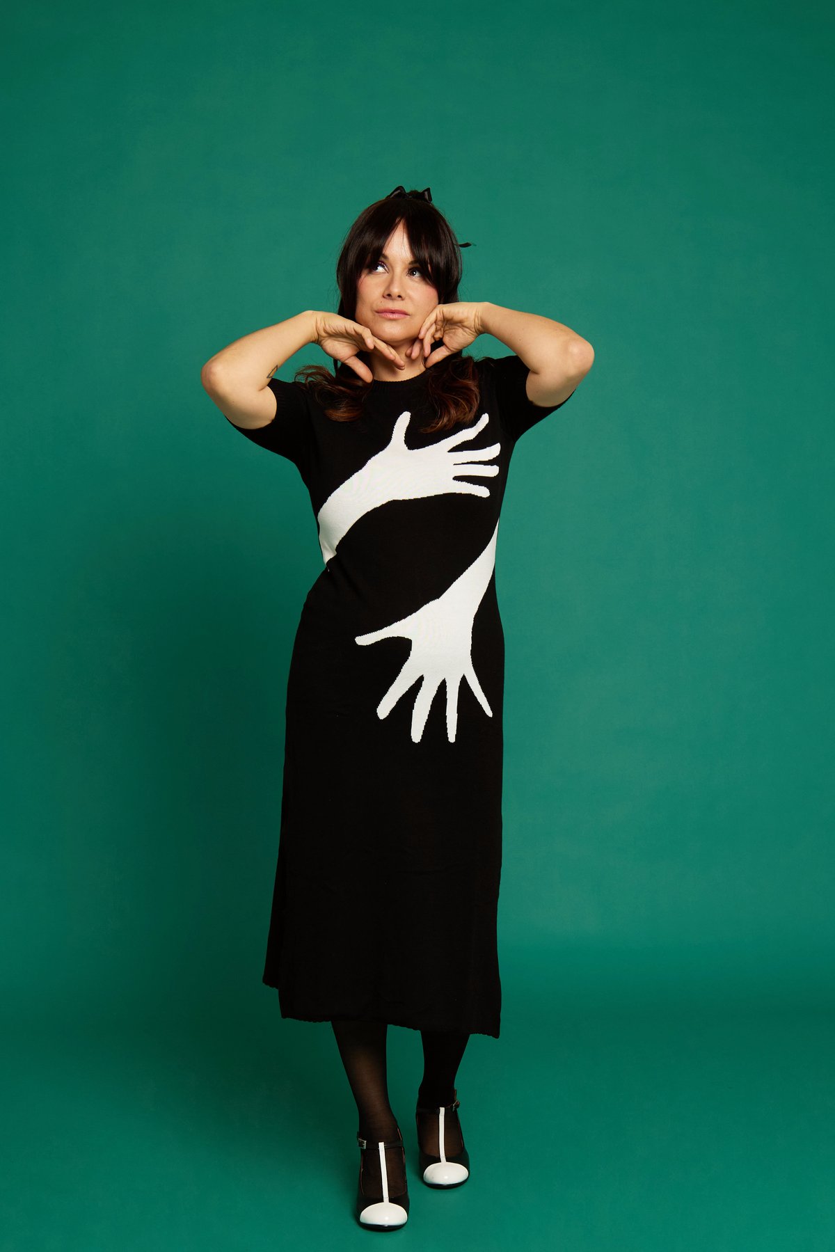 Image of Vestido punto manos