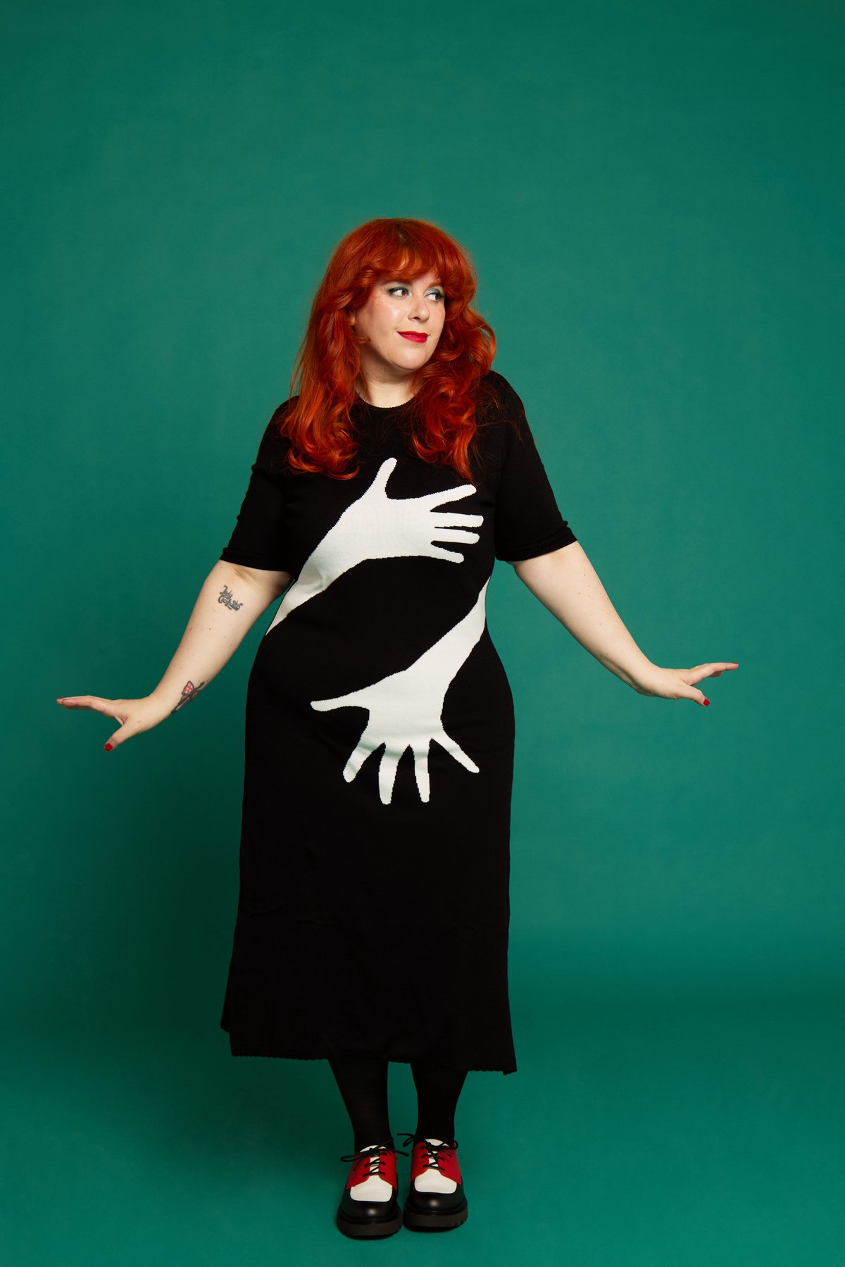 Image of Vestido punto manos