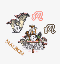 Image 1 of MALBON FORAGING FAIRWAYS STICKER PACK [2025]
