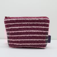 Image 1 of Pink Handwoven and Handmade Pouch