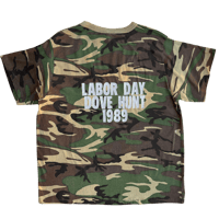 Image 1 of '89 Camp Kennedy Dove Hunt Tee - L
