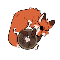 HUA CHENG FOX Sticker