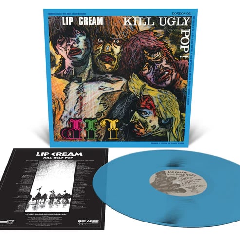 Image of Lip Cream - "Kill Ugly Pop" Lp (royal blue)