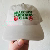 Image 2 of ANARCHIST GARDENERS CLUB HAT - STONE PREORDER!
