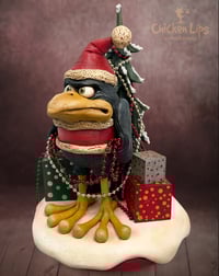 Image 1 of Calvin the Christmas Crow