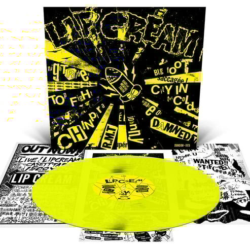 Image of Lip Cream - "Big Foot Cassette" Lp (Highlighter Yellow)