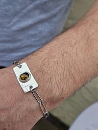 Image 1 of Mens Bracelet - Paua Shell 