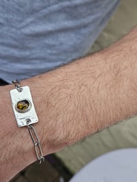 Image 5 of Mens Bracelet - Paua Shell 