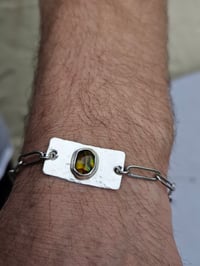 Image 4 of Mens Bracelet - Paua Shell 