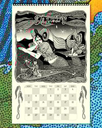 Image 2 of 2026 Zodiac Calendar by Anna Degnbol