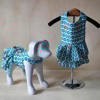 Image 1 of Apron Dress - Jade Flowers