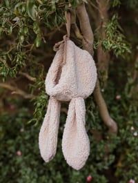 Image 1 of Super soft all fleece bunny bonnet 