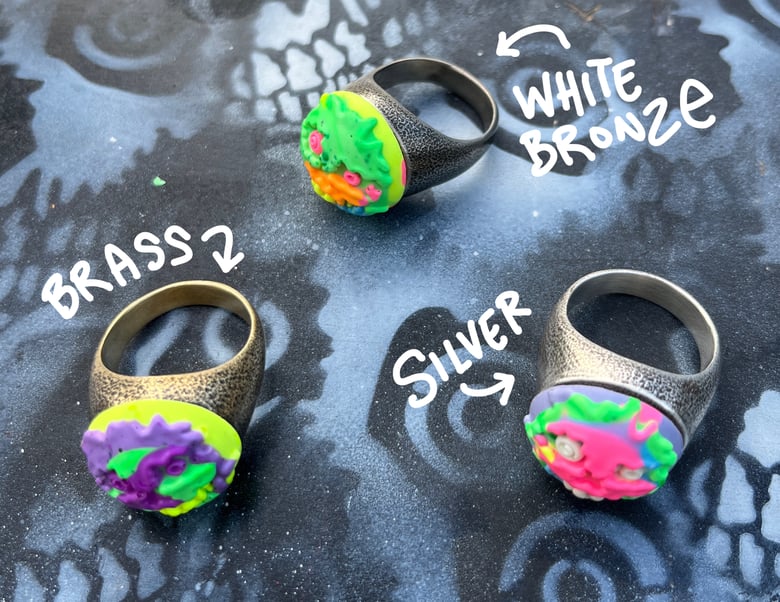 Image of 47Suns X RxSkulls Magnet Ring Presale