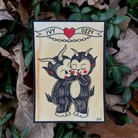 Image of "Custom Krampus Kewpies" Print